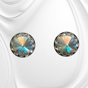 Iridescent Crystal Performance   Show Earrings New